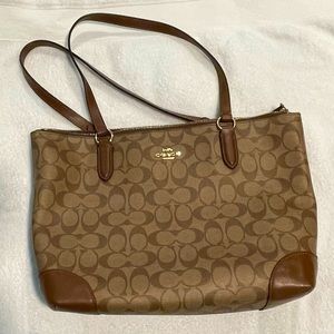 Coach Signature Tote Bag
